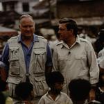 Picture 6 - General Schwarzkopf and Dan Rather in Vietnam