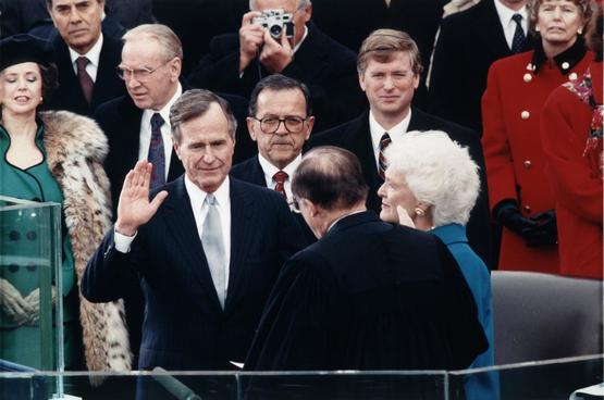 George H. W. Bush inauguration, January 20. 1989.