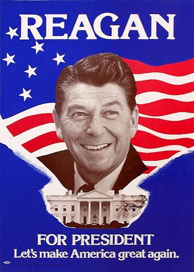 3910 Official 1984 Reagan Bush Reelection Campaign Brochure 