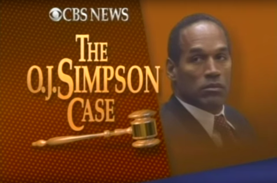 Still image of the CBS Special "The O.J. Simpson Case."